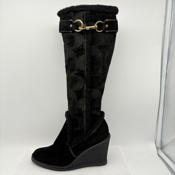 Coach Long Boots Women's size 6M - Picture 1 of 11